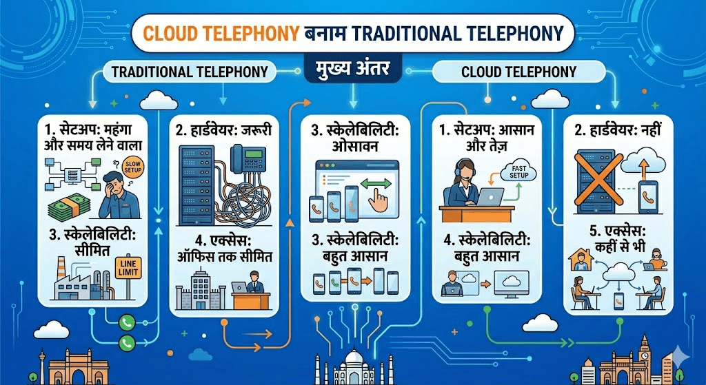 Cloud Telephony vs Traditional Telephony