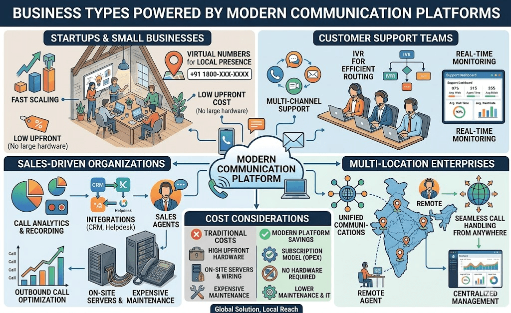 Types of Businesses That Benefit From Modern Communication Platforms